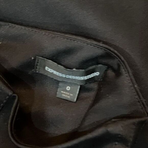 Express Studio Black Pencil Skirt Size 0 - Picture 3 of 3